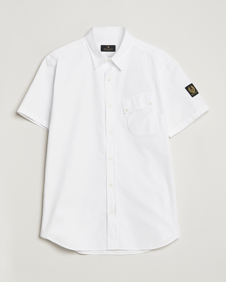 Herre | Skjorter | Belstaff | Short Sleeve Pitch Shirt White