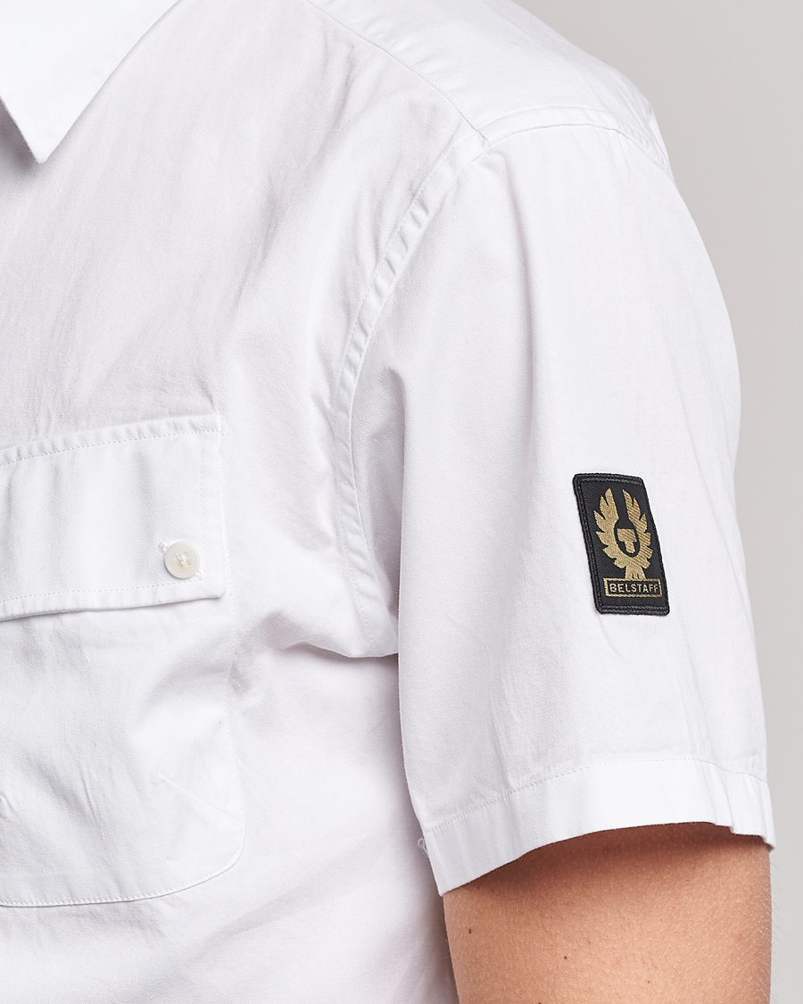 Herre | Skjorter | Belstaff | Short Sleeve Pitch Shirt White