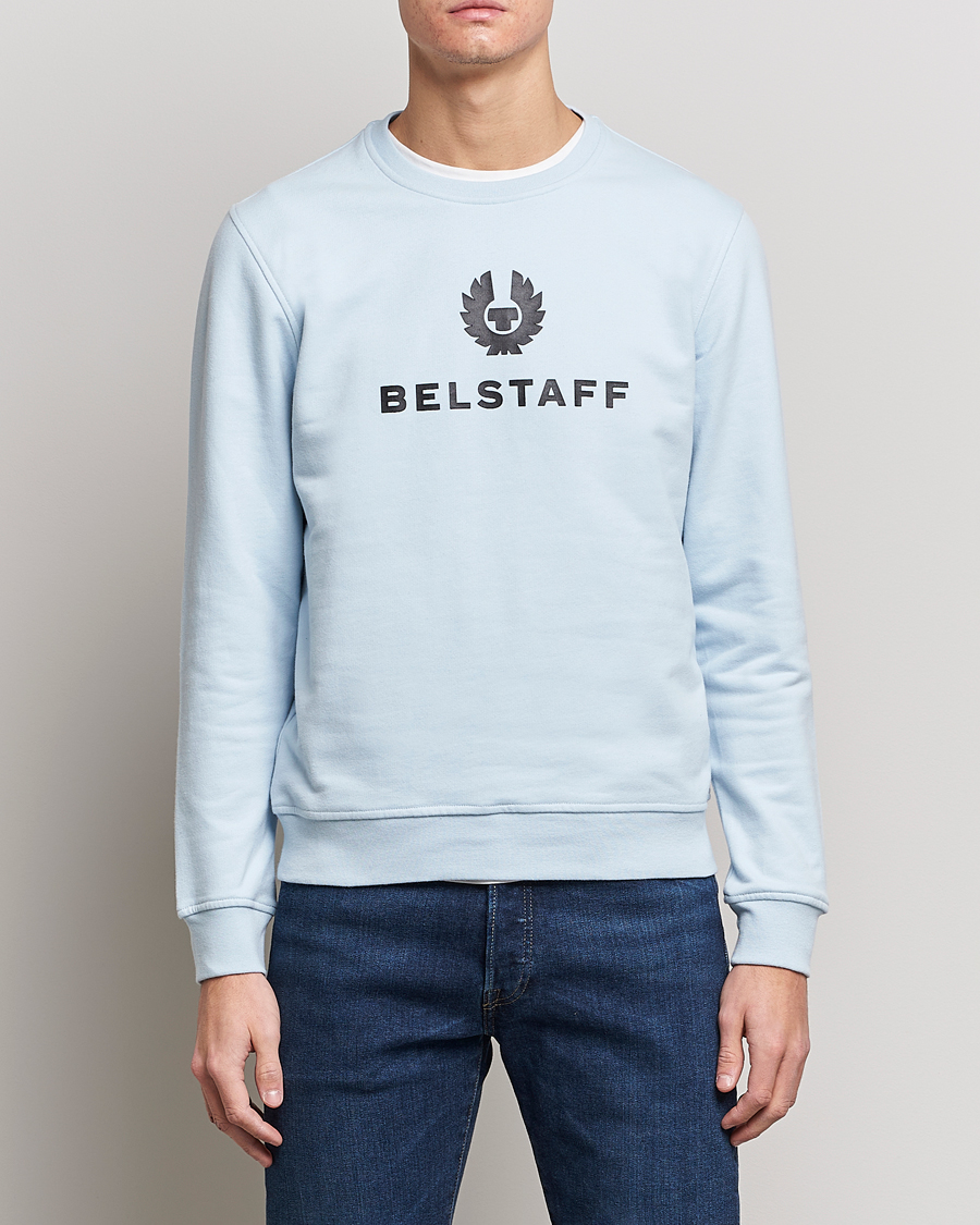 Herre | Trøjer | Belstaff | Signature Crewneck Sky Blue