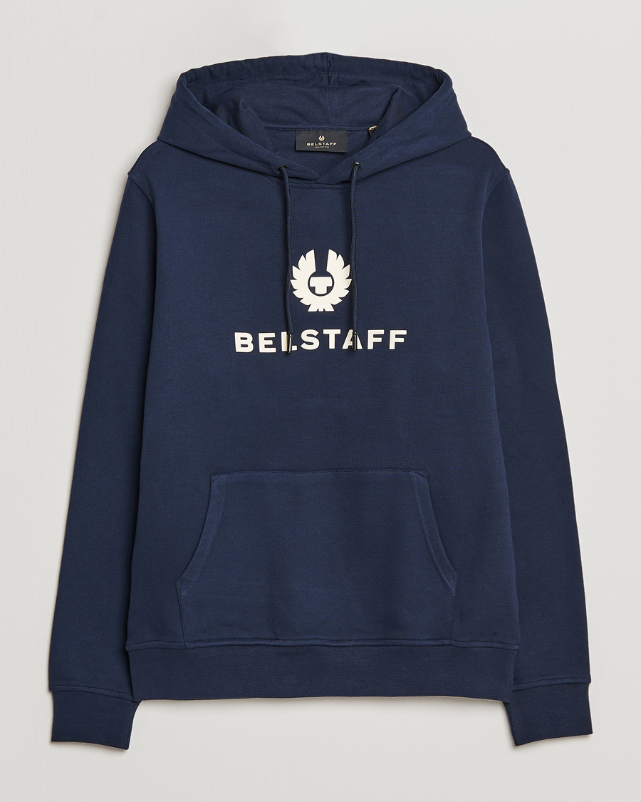 Herre | Trøjer | Belstaff | Signature Hoodie Dark Ink