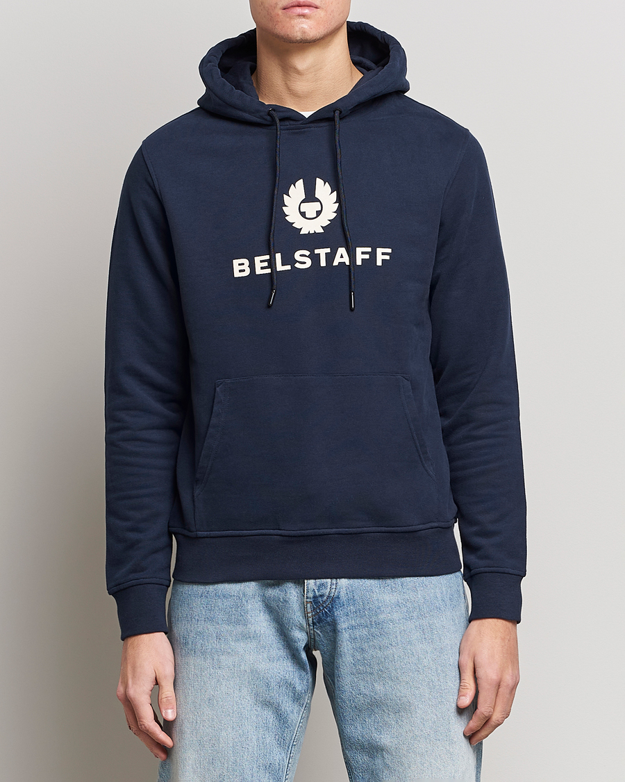 Herre | Trøjer | Belstaff | Signature Hoodie Dark Ink