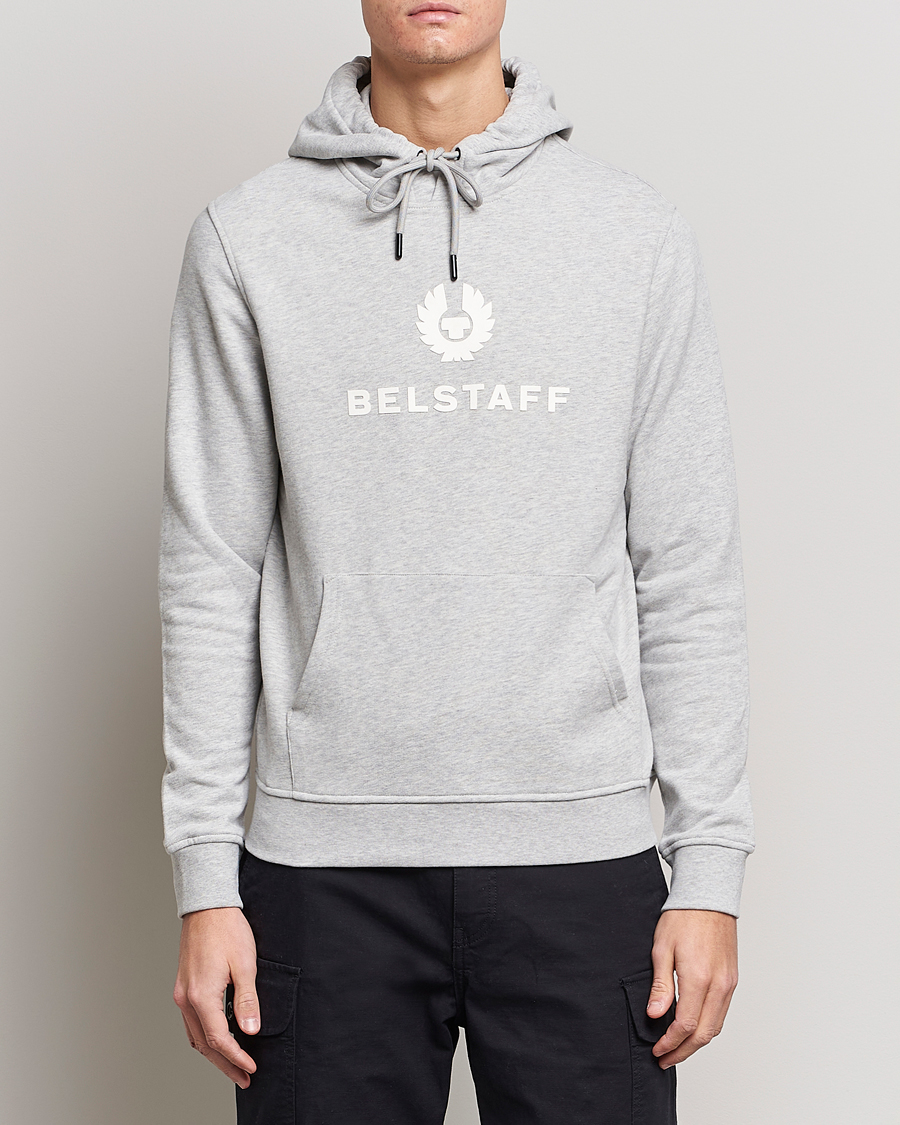 Herre | Trøjer | Belstaff | Signature Hoodie Old Silver Heather