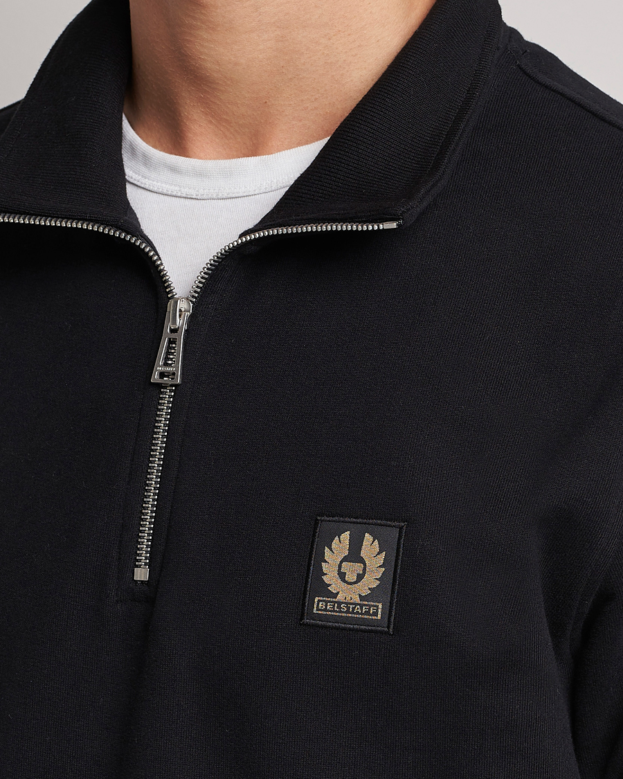 Herre | Trøjer | Belstaff | Signature Half Zip Sweatshirt Black