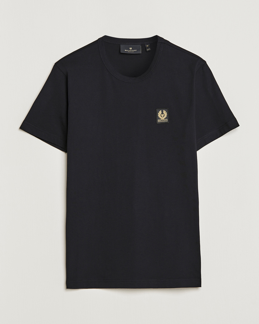 Herre | T-Shirts | Belstaff | Cotton Logo T-Shirt BLACK
