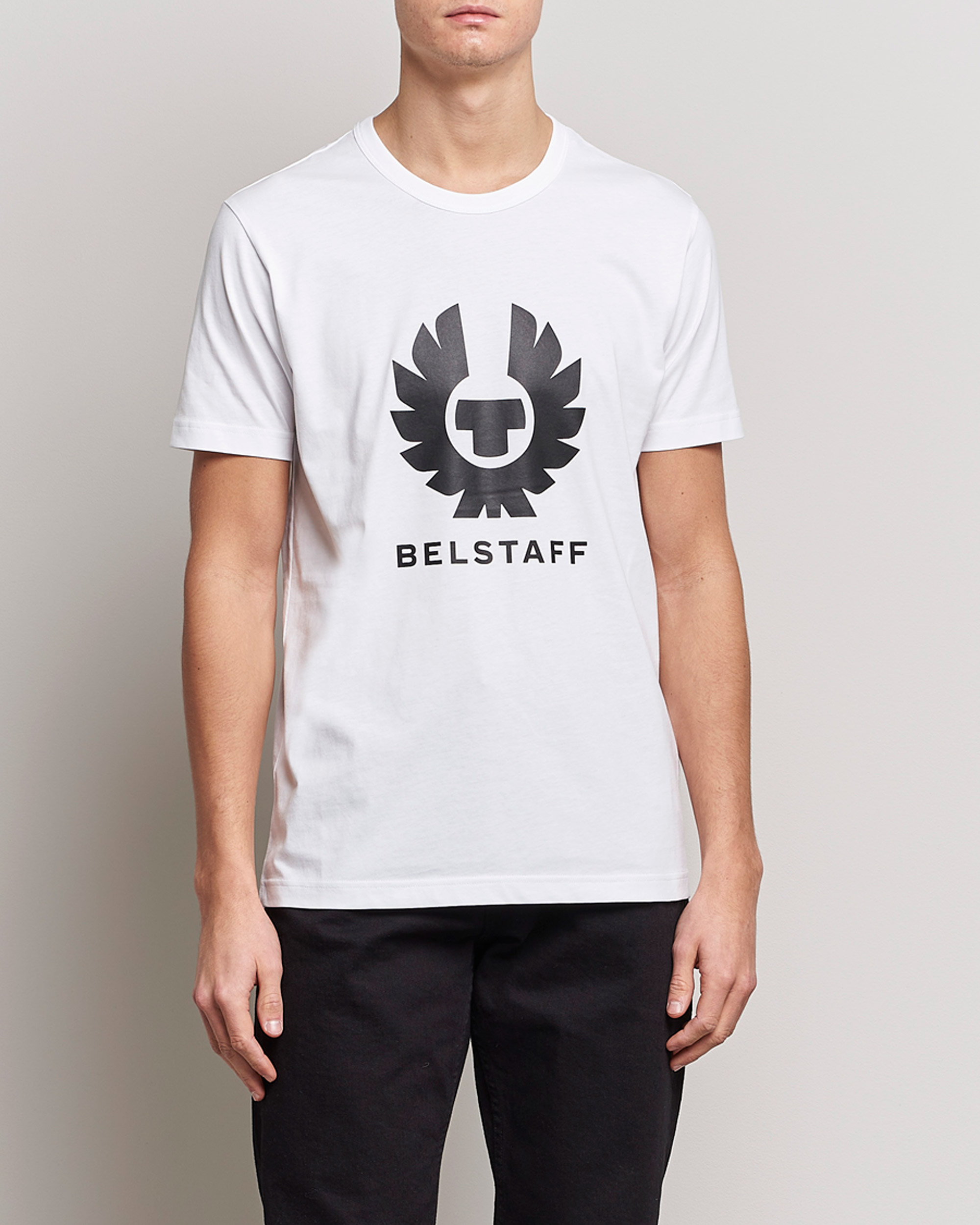 Herre | Best of British | Belstaff | Phoenix Logo T-Shirt White