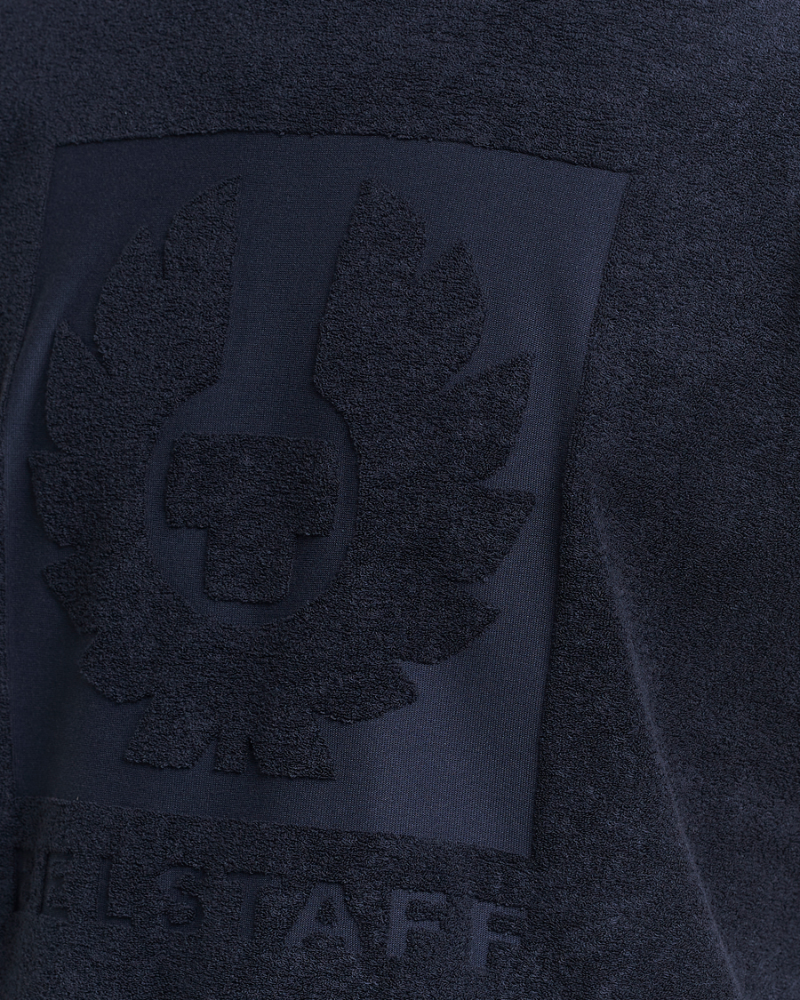 Herre | T-Shirts | Belstaff | Turret Terry Logo T-Shirt Dark Ink