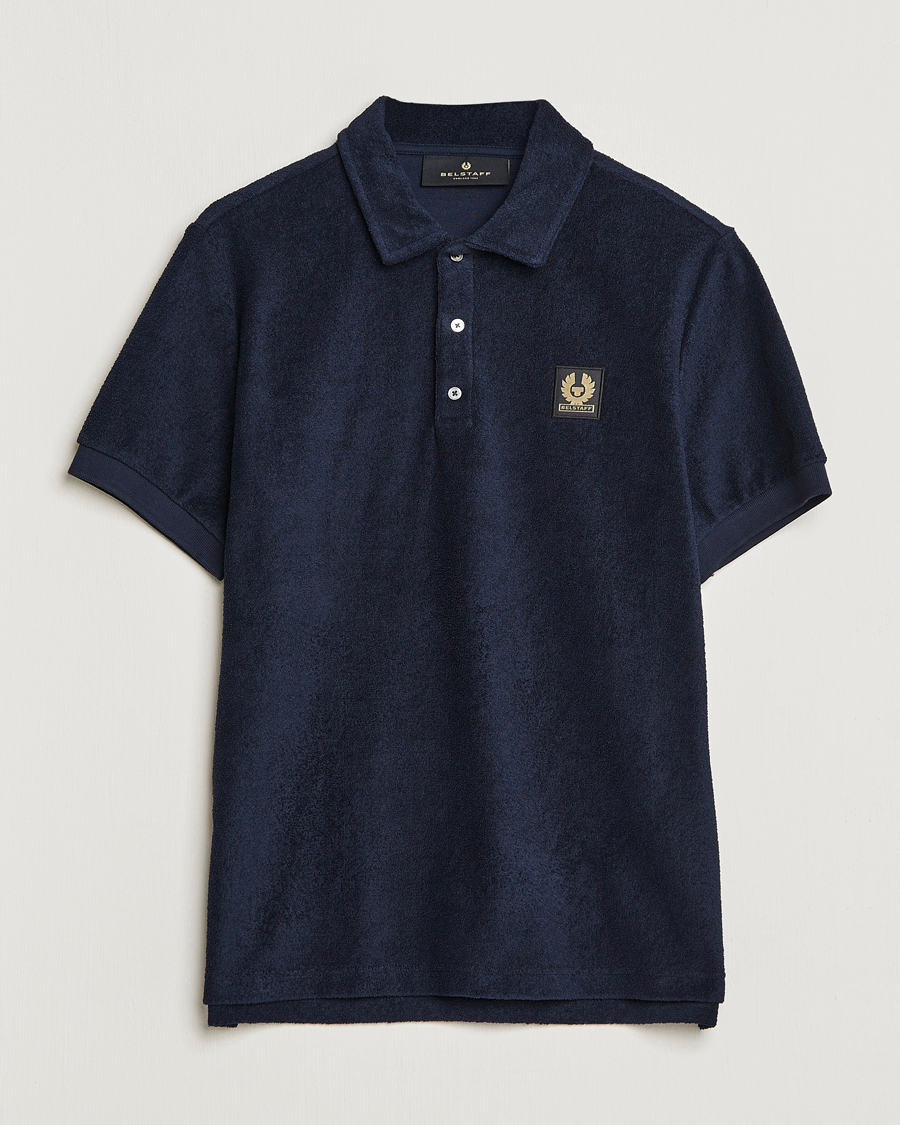 Herre | Polotrøjer | Belstaff | Tether Terry Polo Dark Ink