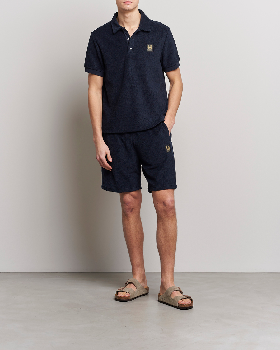 Herre | Polotrøjer | Belstaff | Tether Terry Polo Dark Ink