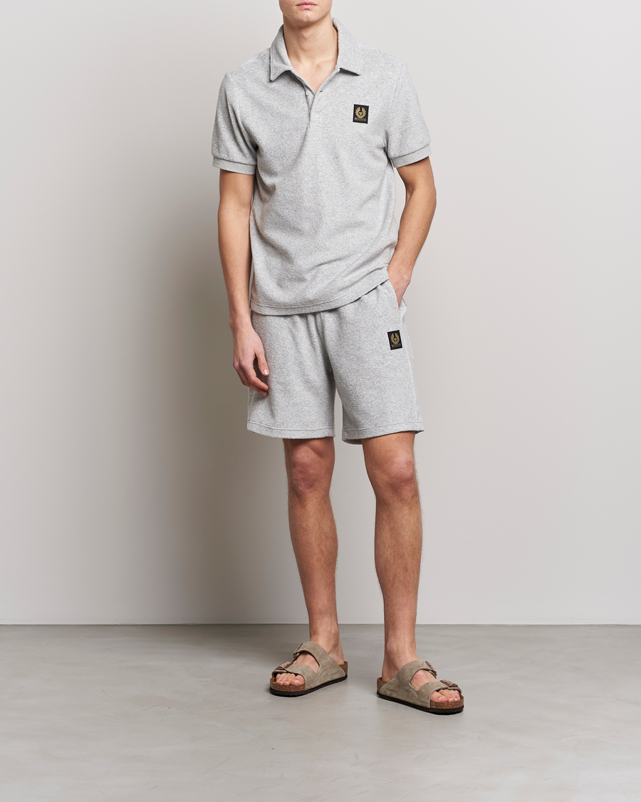 Herre | Polotrøjer | Belstaff | Tether Terry Polo Old Silver Heather