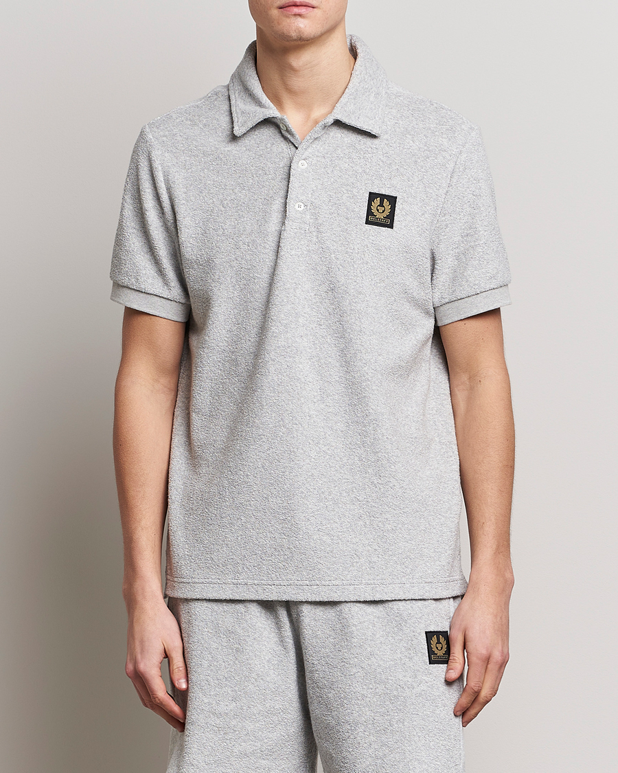 Herre | Polotrøjer | Belstaff | Tether Terry Polo Old Silver Heather