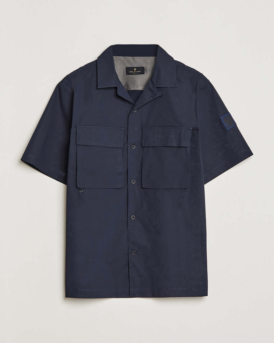 Herre | Skjorter | Belstaff | Rove Short Sleeve Shirt Dark ink
