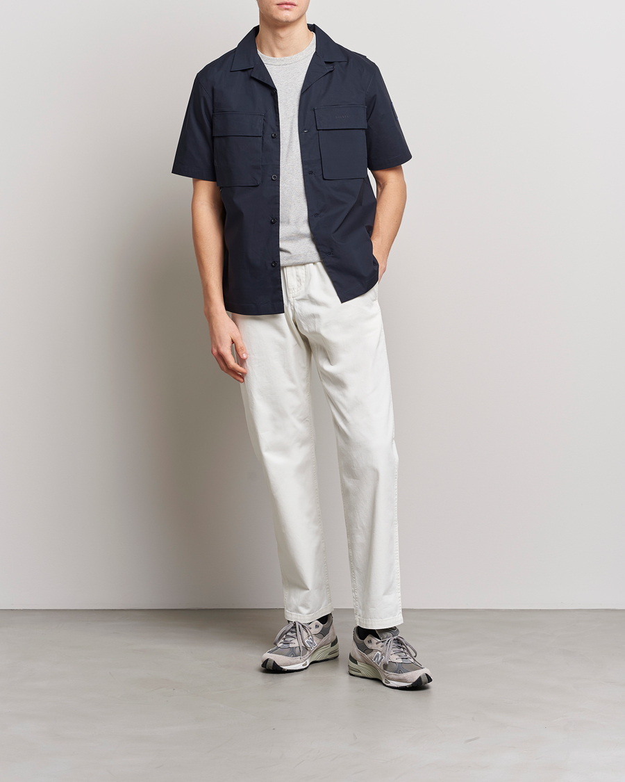 Herre | Skjorter | Belstaff | Rove Short Sleeve Shirt Dark ink