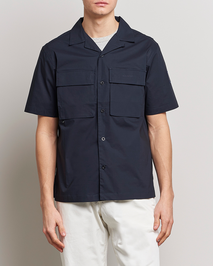 Herre | Skjorter | Belstaff | Rove Short Sleeve Shirt Dark ink