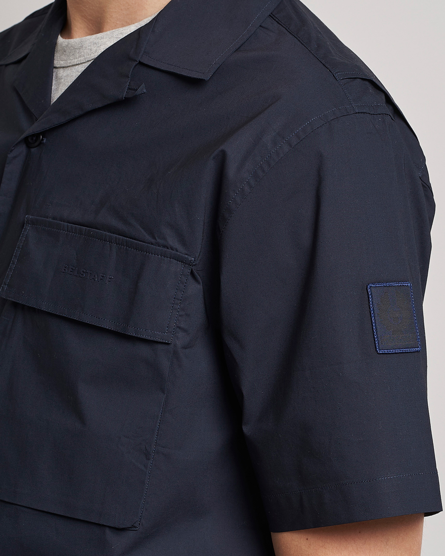 Herre | Skjorter | Belstaff | Rove Short Sleeve Shirt Dark ink