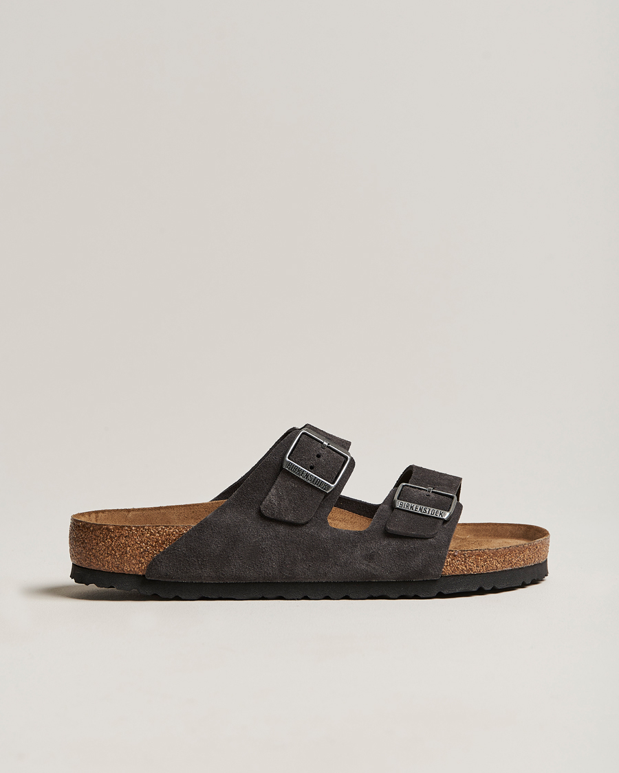 Eksisterer deres Udvej BIRKENSTOCK Arizona Soft Footbed Velvet Grey Suede - CareOfCarl.dk