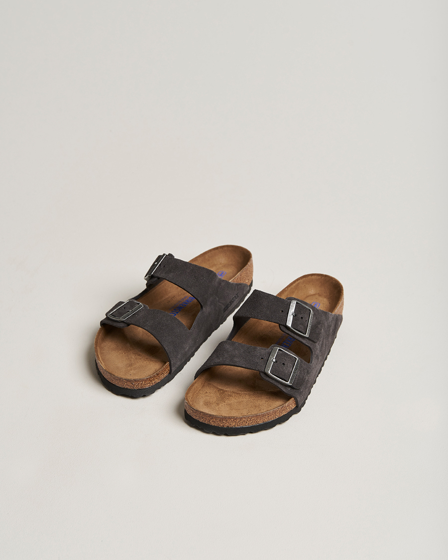 Herre | BIRKENSTOCK Arizona Soft Footbed Velvet Grey Suede | BIRKENSTOCK | Arizona Soft Footbed Velvet Grey Suede