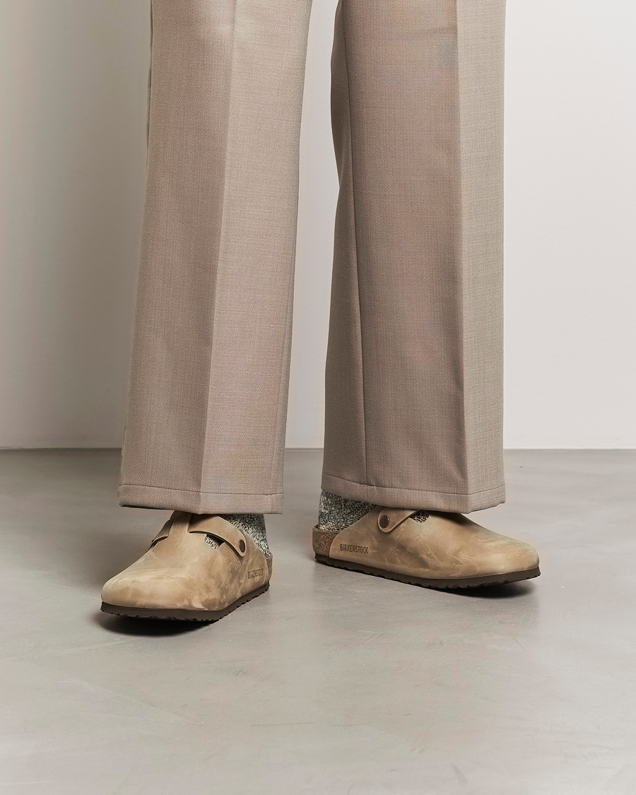 Herre | Sandaler & Hjemmesko | BIRKENSTOCK | Boston Classic Footbed Tabacco Oiled Leather
