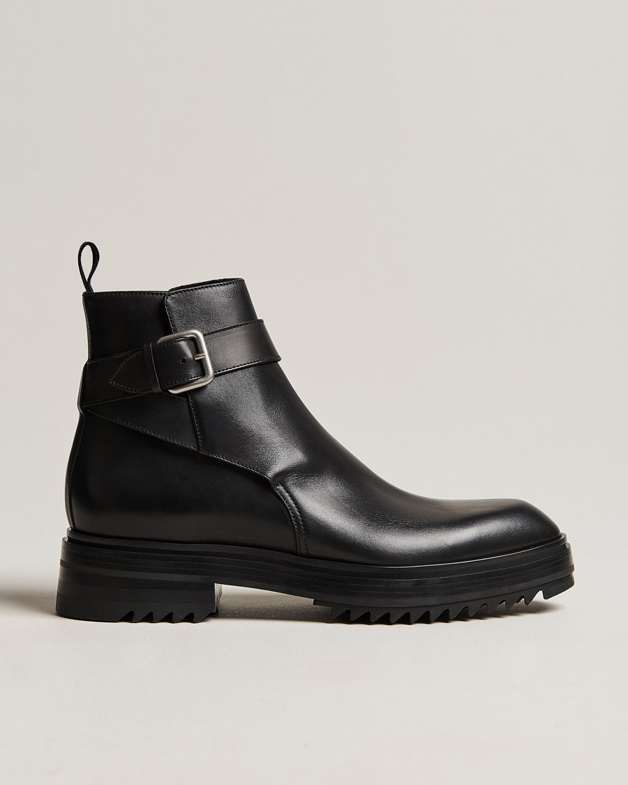 Herre | Lanvin Ankle Boots Black Calf | Lanvin | Ankle Boots Black Calf