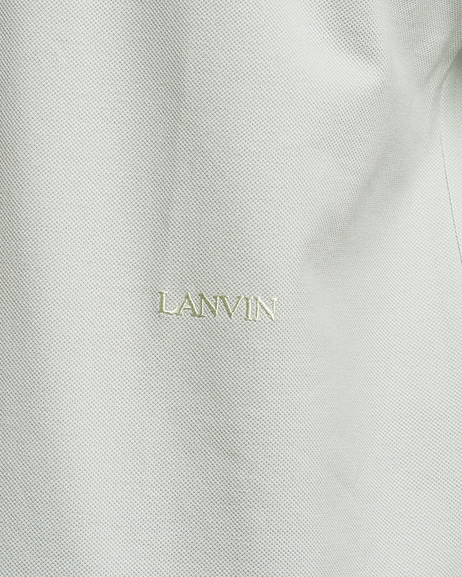 Herre | Polotrøjer | Lanvin | Embroidered Logo Polo Shirt Sage