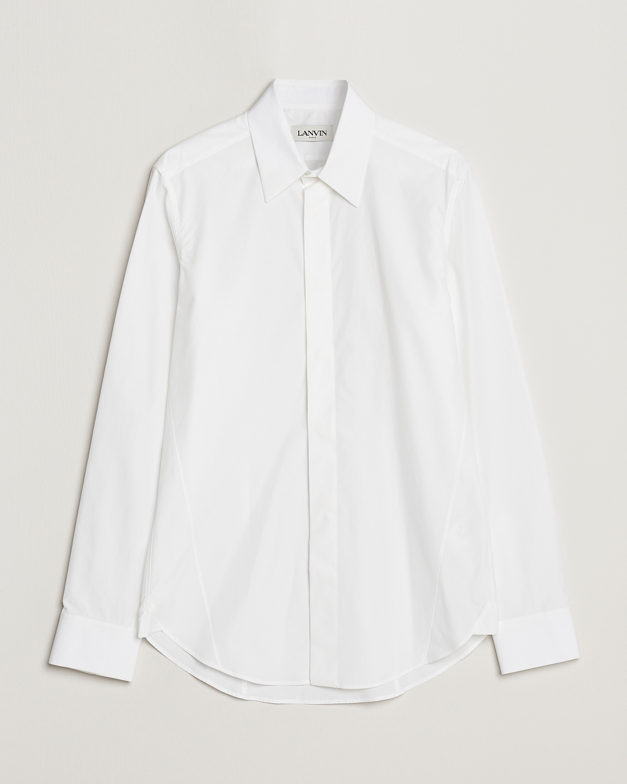Herre | Skjorter | Lanvin | Slim Fit Poplin Shirt White