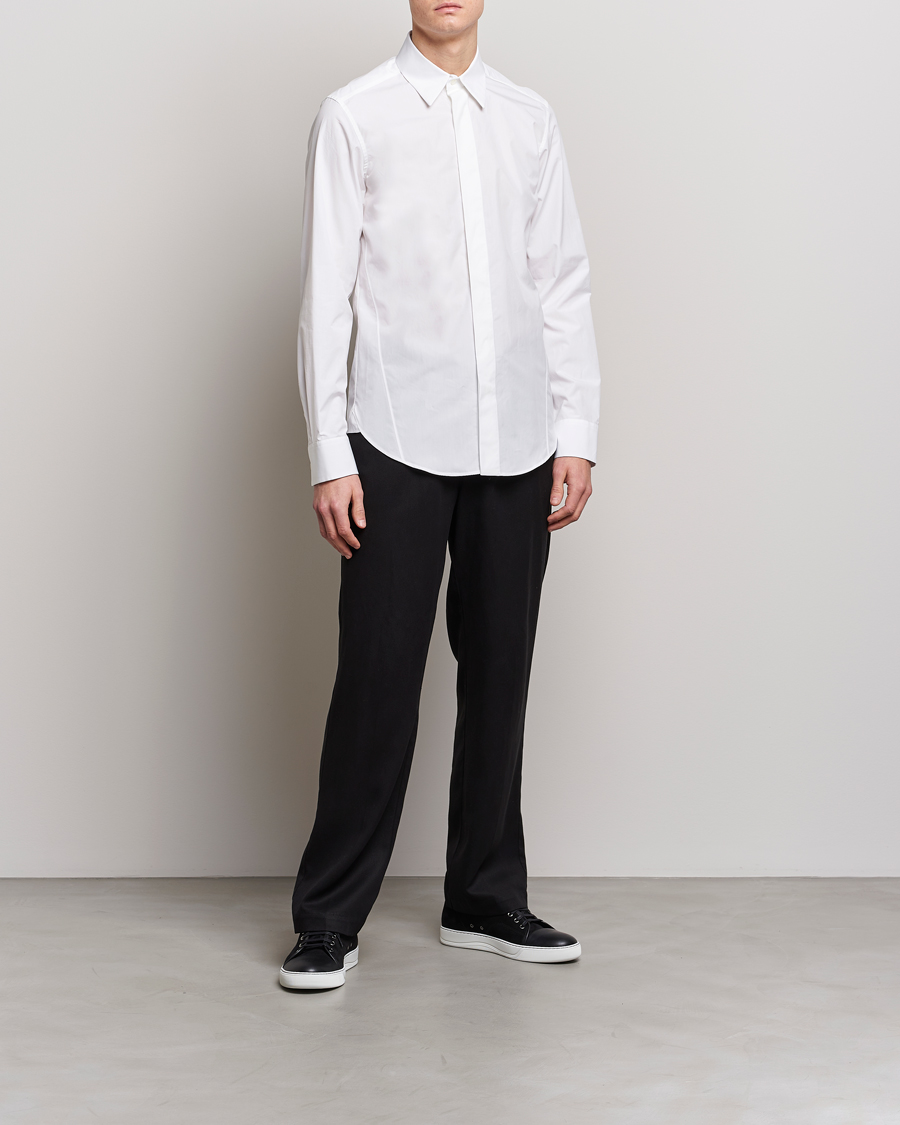 Herre | Skjorter | Lanvin | Slim Fit Poplin Shirt White