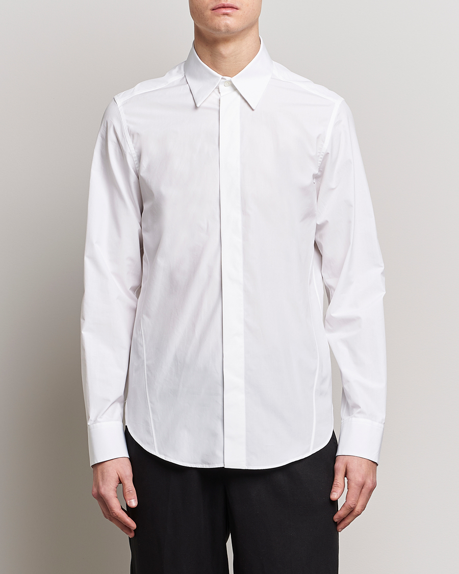 Herre | Skjorter | Lanvin | Slim Fit Poplin Shirt White