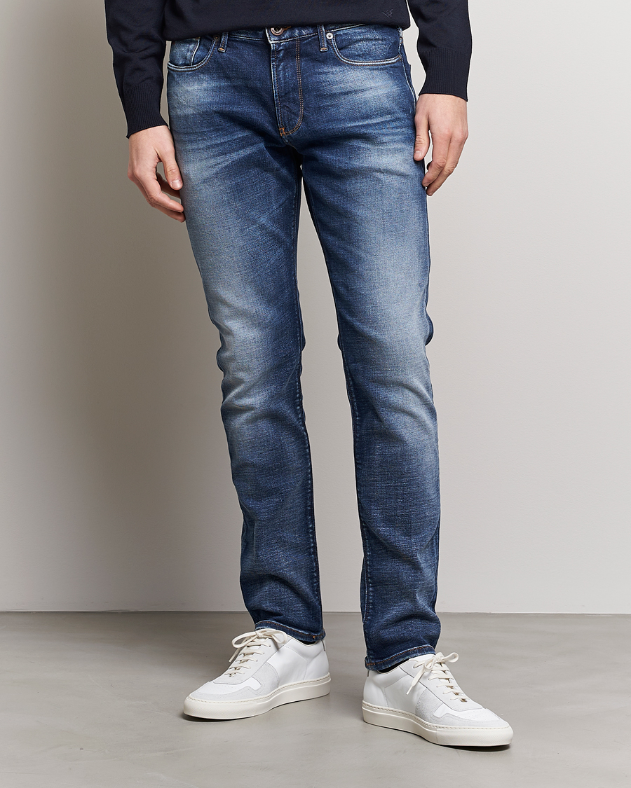 Herre | Slim fit | Emporio Armani | Slim Fit Jeans Light Blue