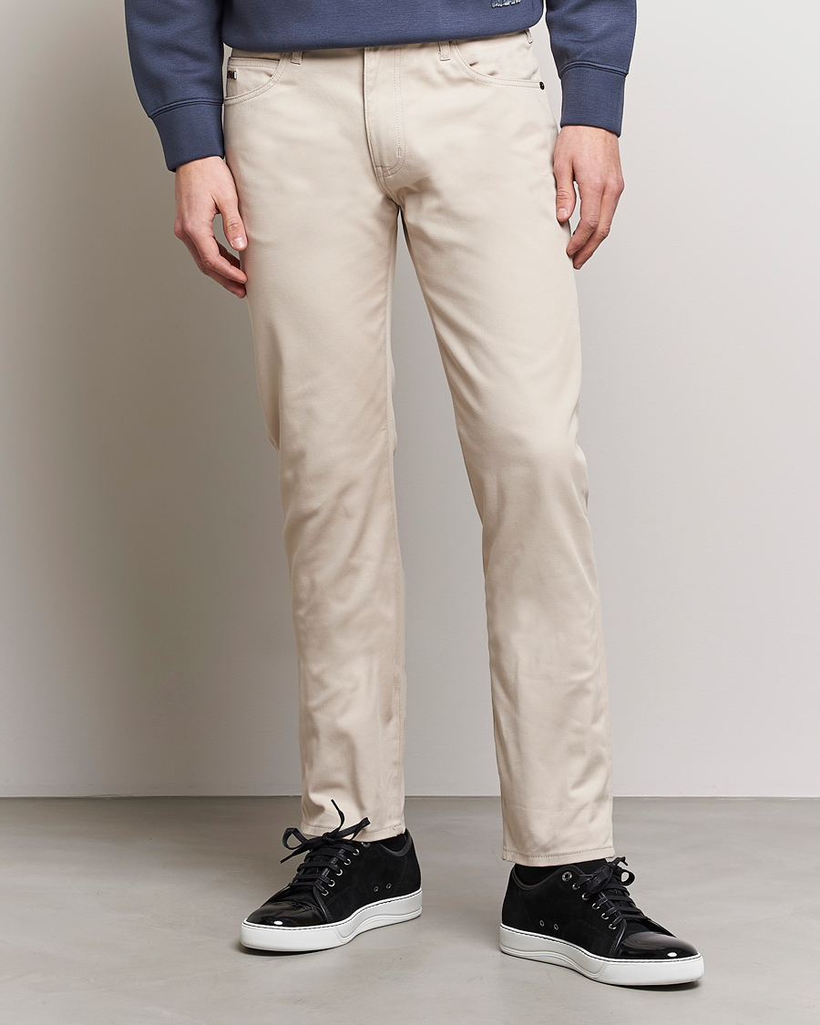 Herre | Slim fit | Emporio Armani | 5-Pocket Jeans Beige