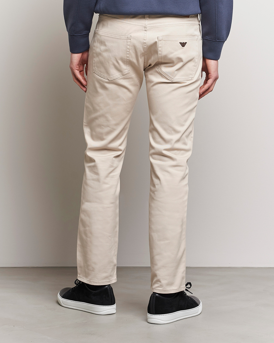 Saks En god ven Uafhængighed Emporio Armani 5-Pocket Jeans Beige - CareOfCarl.dk