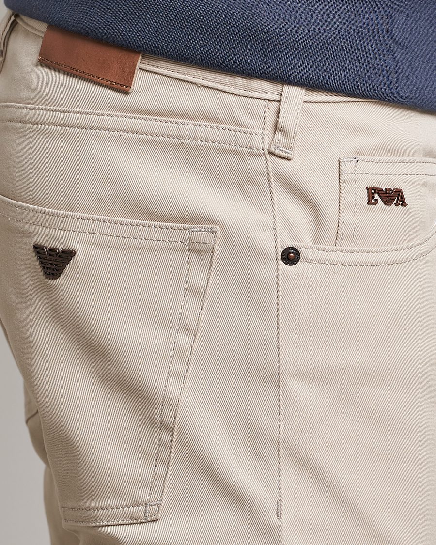 Herre | Jeans | Emporio Armani | 5-Pocket Jeans Beige