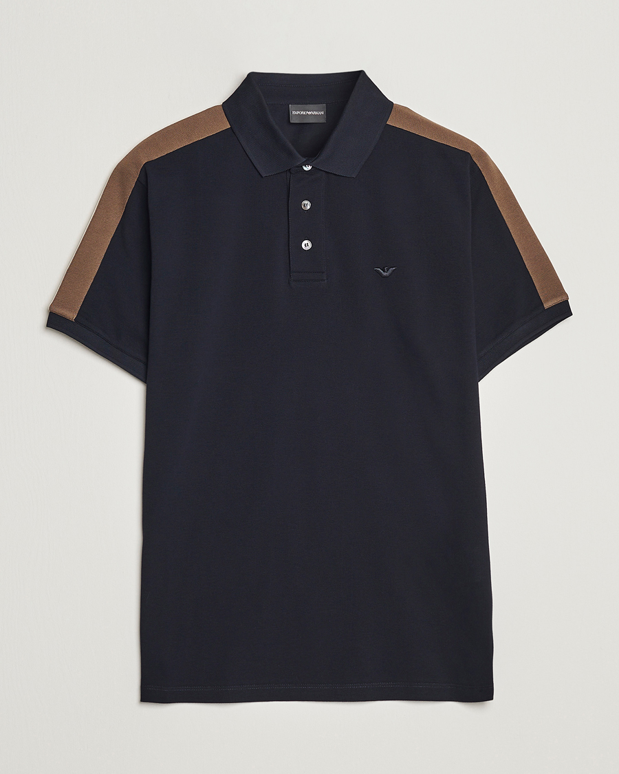 Emporio Armani Mercerized Polo Navy CareOfCarl.dk