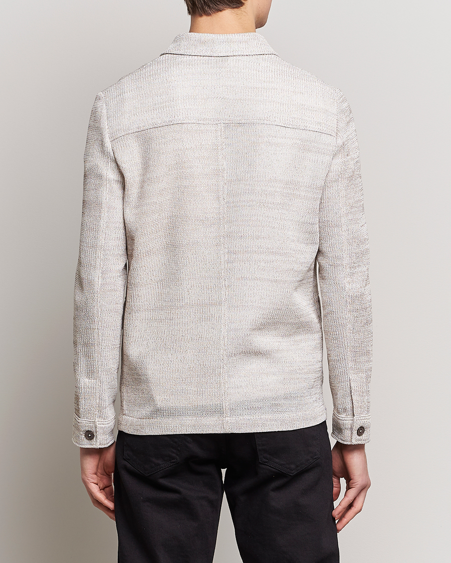 Herre | Blazere & jakker | Emporio Armani | Cotton Knitted Jacket Sand