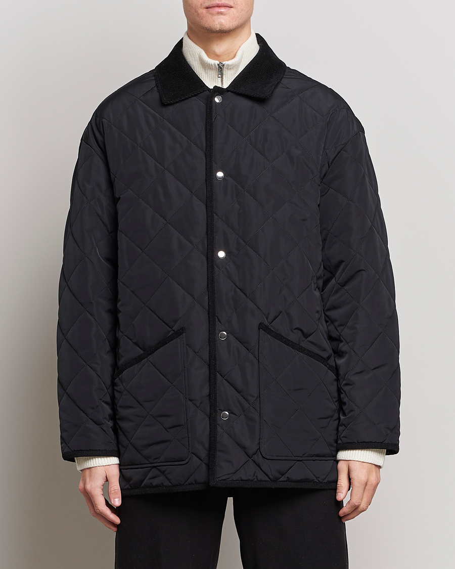 Herre | Enkle jakker | Filippa K | Reversible Quilted Jacket Black