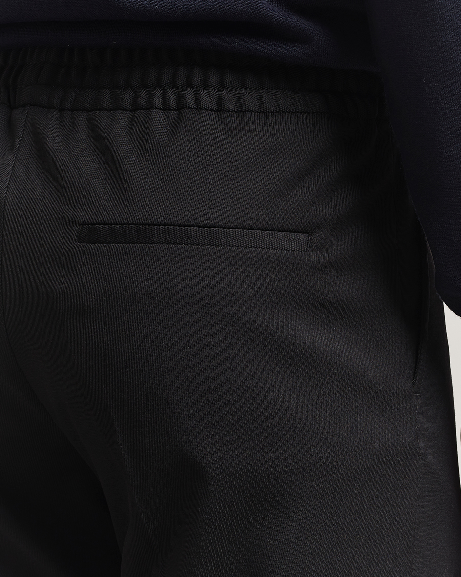 Herre | Bukser | Filippa K | Relaxed Terry Wool Trousers Black