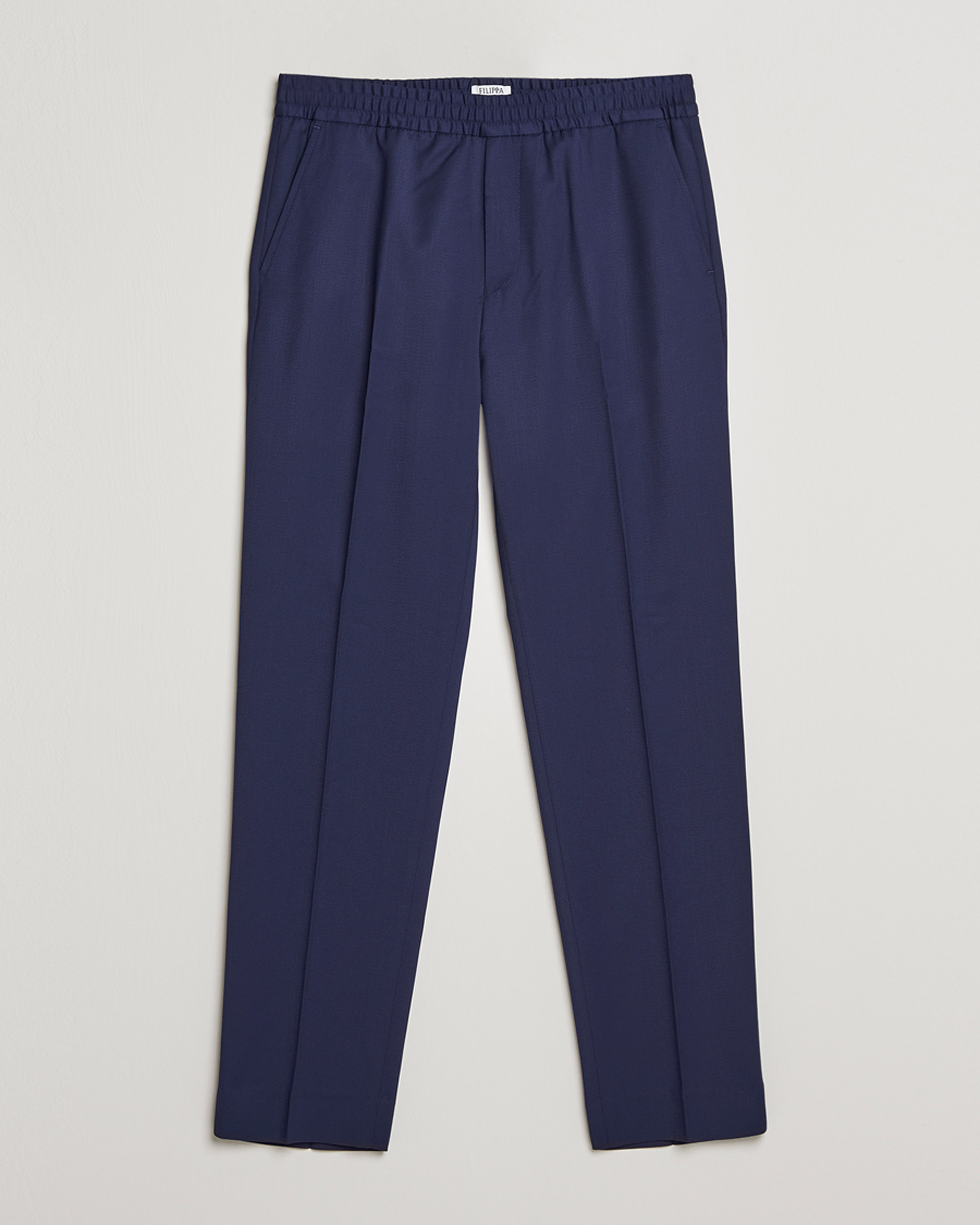 Herre | Bukser | Filippa K | Relaxed Terry Wool Trousers French Navy