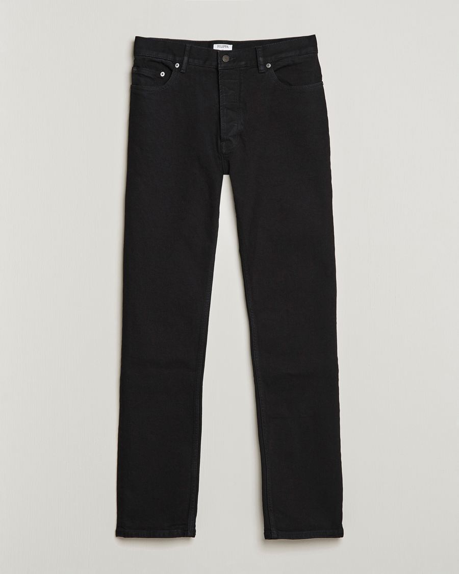 Herre | Jeans | Filippa K | Loose Straight Jeans Night
