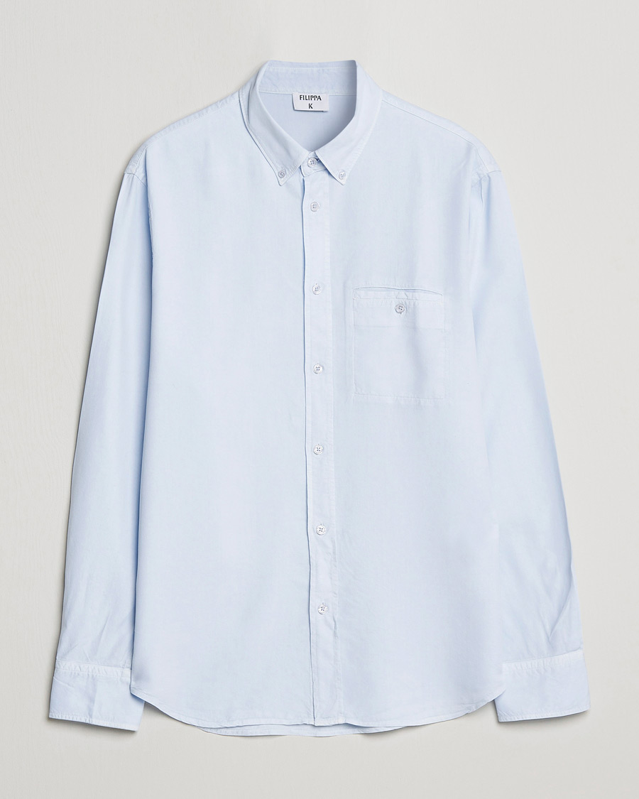 Herre |  | Filippa K | Zachary Lyocell Shirt Ice Blue