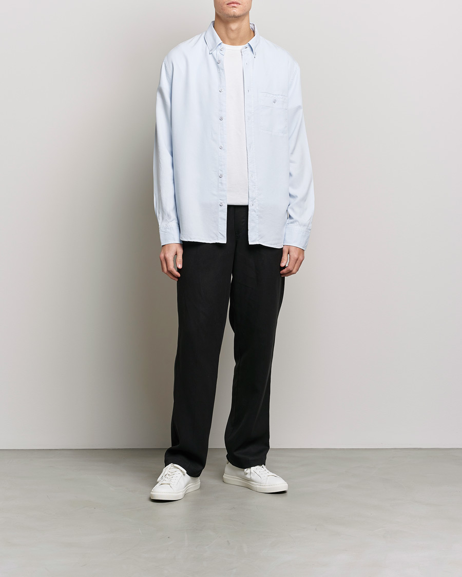 Herre | Skjorter | Filippa K | Zachary Lyocell Shirt Ice Blue