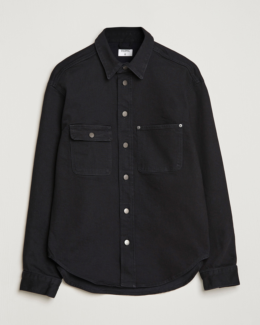 Herre | Skjorter | Filippa K | Denim Overshirt Night