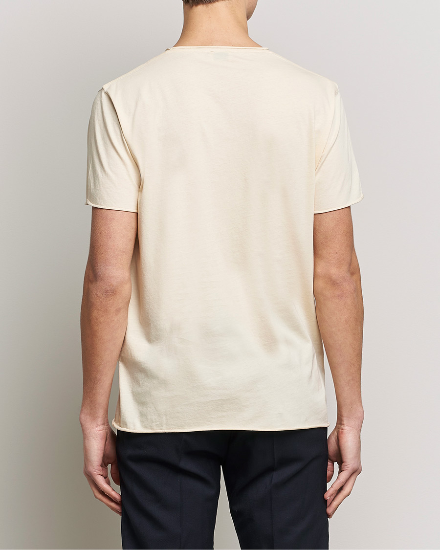 Herre | T-Shirts | Filippa K | Roll Neck Tee Vanilla