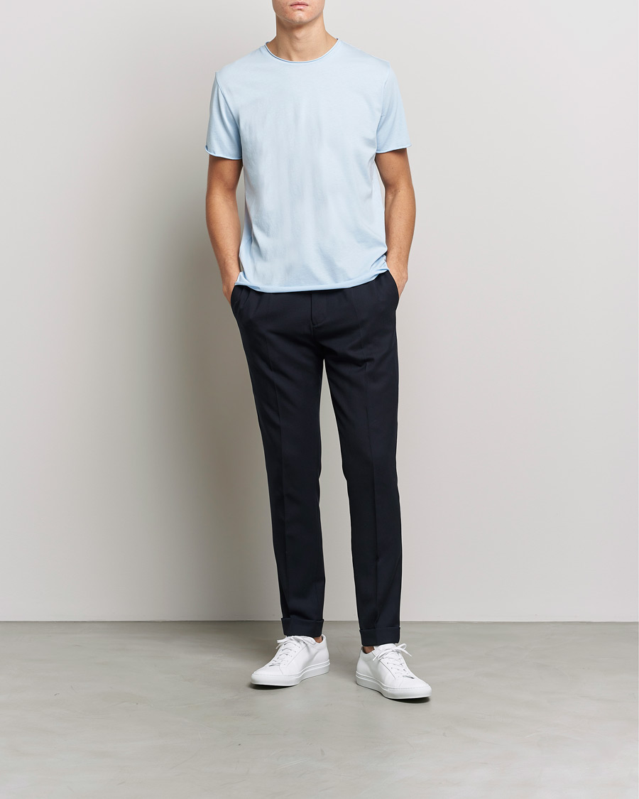 Herre | T-Shirts | Filippa K | Roll Neck Tee Pastell