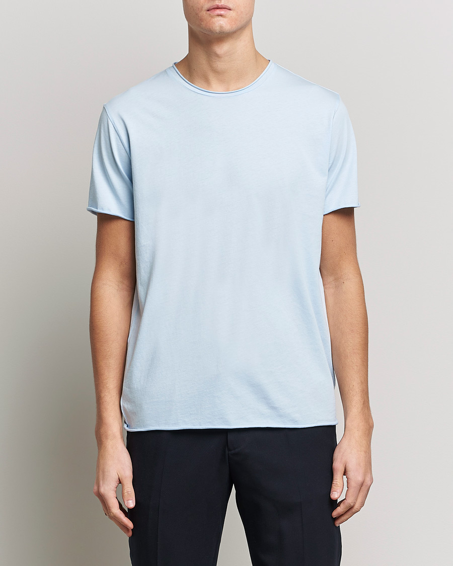 Herre | T-Shirts | Filippa K | Roll Neck Tee Pastell