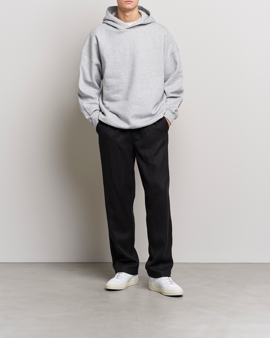 Herre | Trøjer | Filippa K | Hoodie Grey Melange