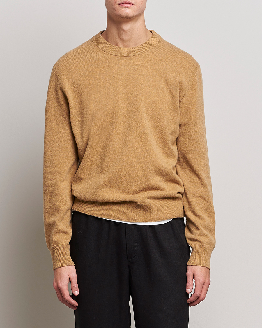 Herre | Trøjer | Filippa K | Relaxed Wool Sweater Butterscotch