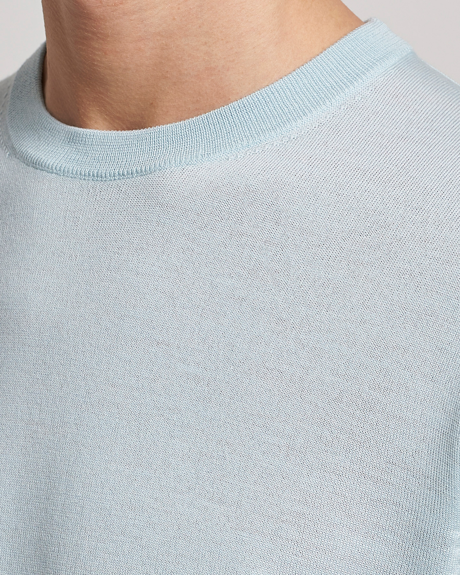 Herre | Trøjer | Filippa K | Merino Sweater Aqua