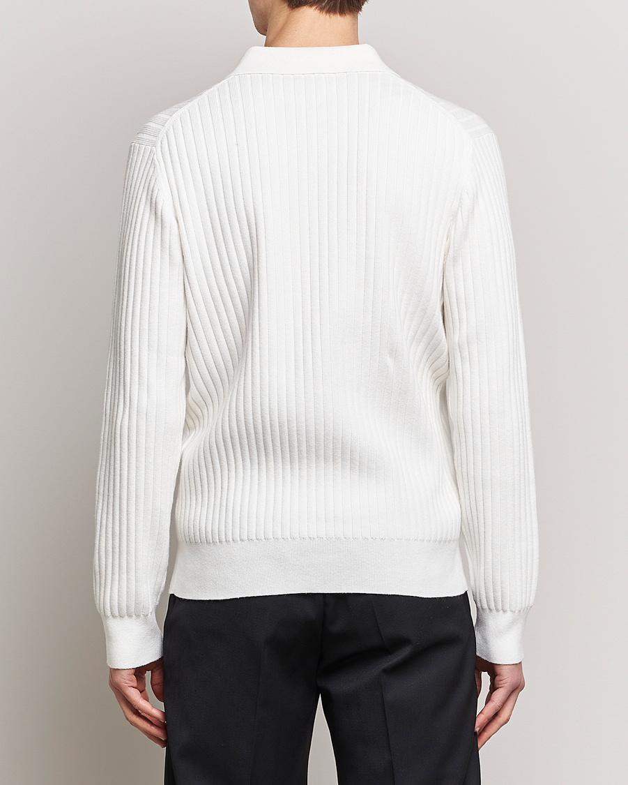 Herre | Trøjer | Filippa K | Knitted Polo Shirt White