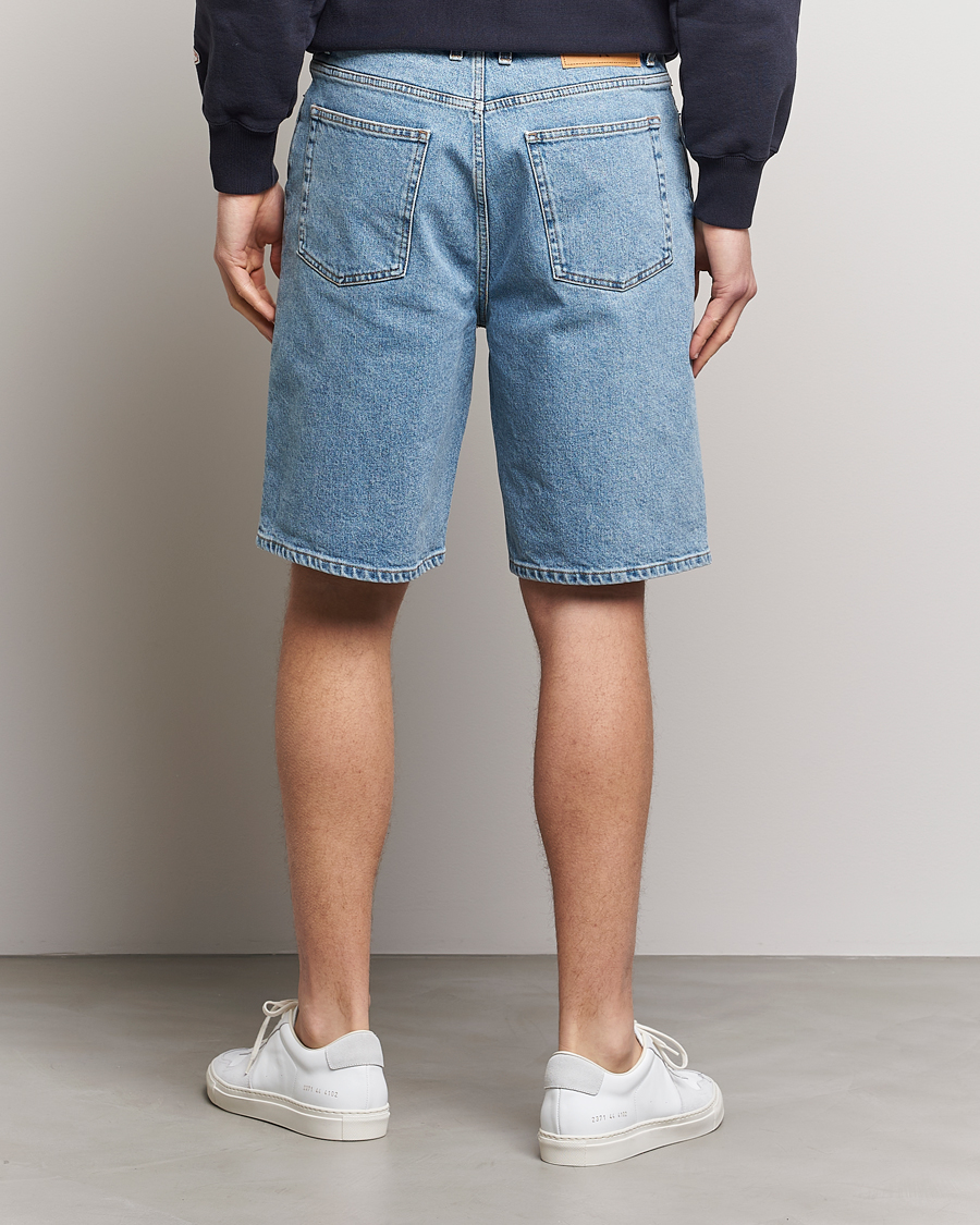 Herre | Shorts | Filippa K | Bermuda Denim Shorts Allover Stone