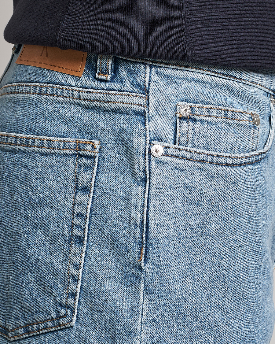 Herre | Shorts | Filippa K | Bermuda Denim Shorts Allover Stone