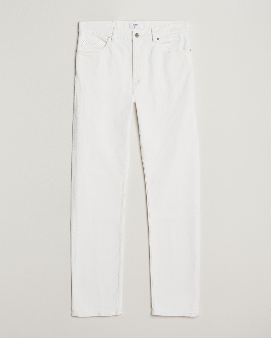 Herre | Jeans | Filippa K | Classic Straight Jeans Washed White