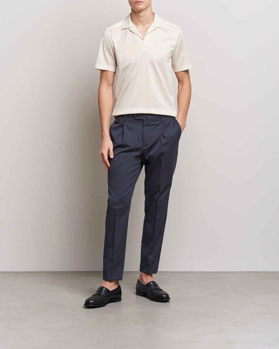 Herre | Polotrøjer | Eton | Filo Di Scozia Open Collor Shirt White